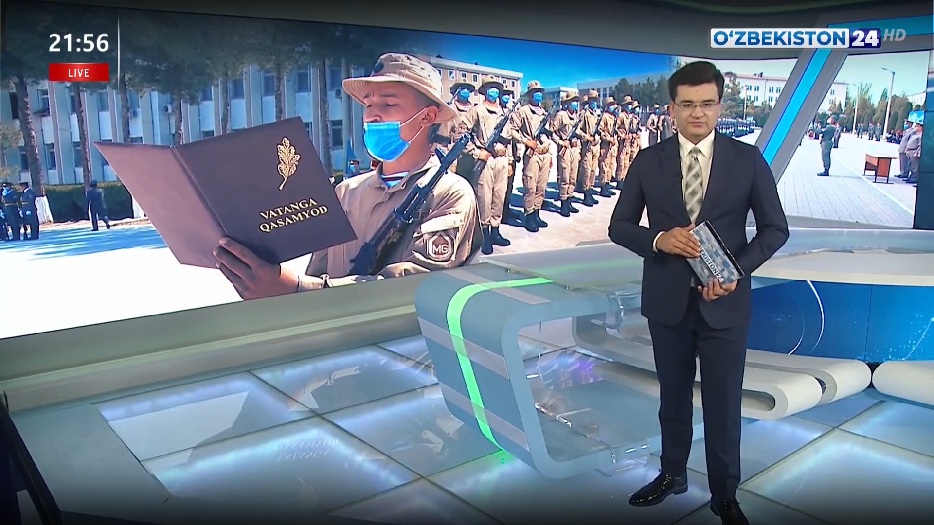 Axborot 24 | Askarlarning harbiy qasamyodi (19.04.2021)