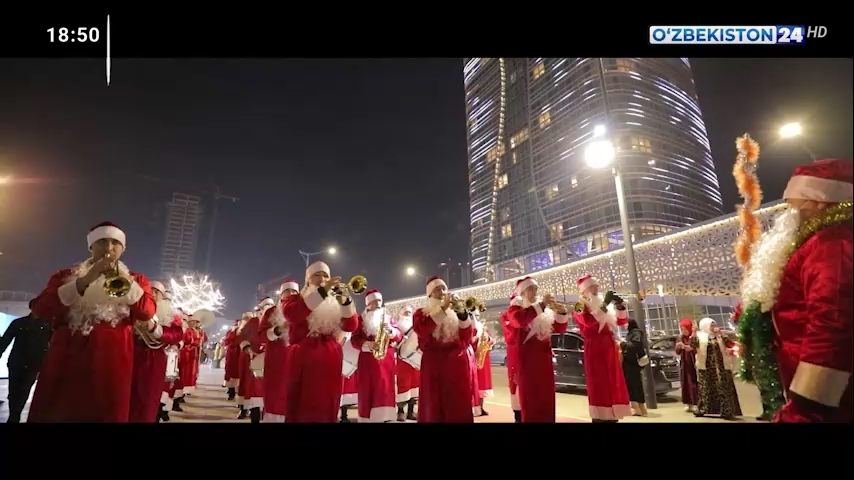 Ўзбекистон 24 | Янги йил кечасидаги таассуротлар