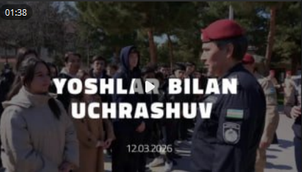 Республикамиз бўйлаб ўтказилаётган “Ёшлар куни” муносабати билан амалга оширилаётган кенг қамровли чора-тадбирлар доирасида Миллий гвардия қўмондони, генерал-полковник B.Tashmatov пойтахтимизнинг Юнусобод ҳамда Чилонзор туманларида бўлиб, спортчи ва ижодкор ёшлар ҳамда очиқ эшиклар кунига ташриф буюрган мактаб ўқувчилари билан учрашиб очиқ мулоқот қилди. Шунингдек, тизимда хизмат ўтаётган муддатли ҳарбий хизматчиларнинг жанговар ва жисмоний тайёргарлиги ҳамда уларга яратилган шарт-шароитлар билан яқиндан танишди.