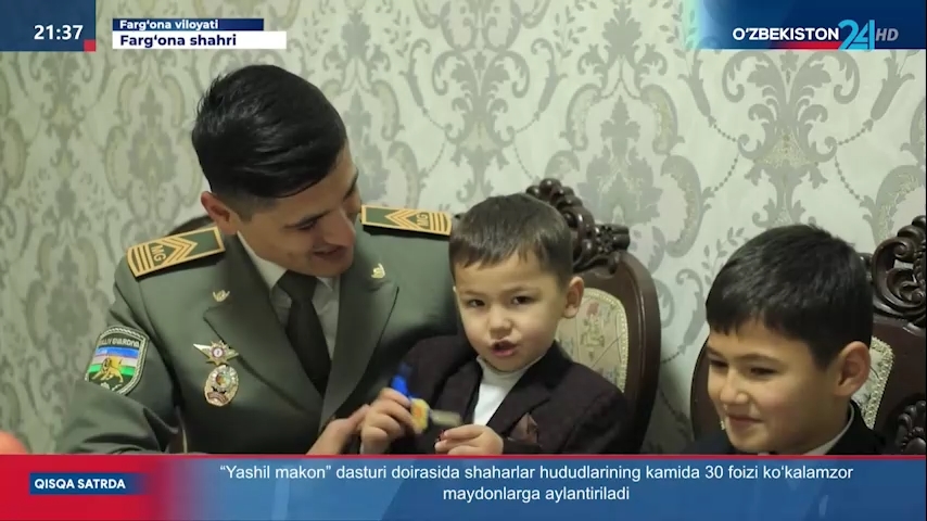 Axborot 24 | Milliy gvardiya harbiy xizmatchilariga yangi xonadon kalitlari topshirildi