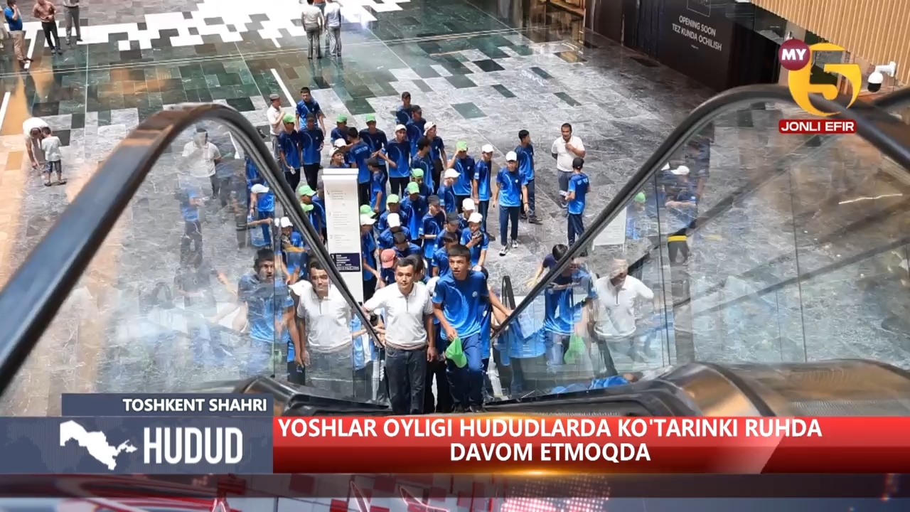 Yoshlar oyligi hududlarda ko'tarinki ruhda davom etmoqda
