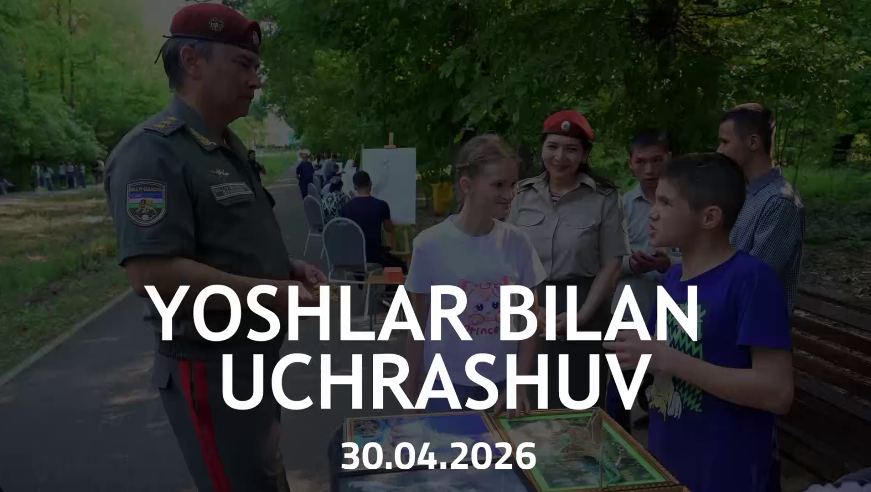 Бугун “Ёшлар куни” муносабати билан Миллий гвардия қўмондонлиги ташаббуси билан пойтахтимизнинг Юнусобод туманида жойлашган «Ботаника» боғида маданий-маърифий, ижодий ва спорт тадбирлари юқори савияда ташкил этилди.