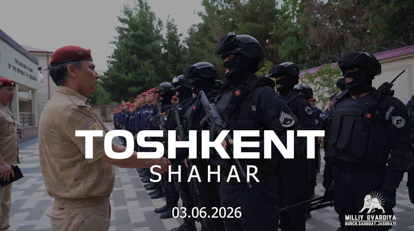 Milliy gvardiya qoʻmondoni general-polkovnik B.Tashmatov Toshkent shahrida joylashgan harbiy qismlardan birida boʻlib, shaxsiy tarkibning jangovar va jismoniy tayyorgarligi hamda ularga yaratilgan shart-sharoitlar bilan tanishdi. Shuningdek, gvardiyachilarning xizmat samaradorligini yanada oshirish boʻyicha tegishli koʻrsatmalar berdi.