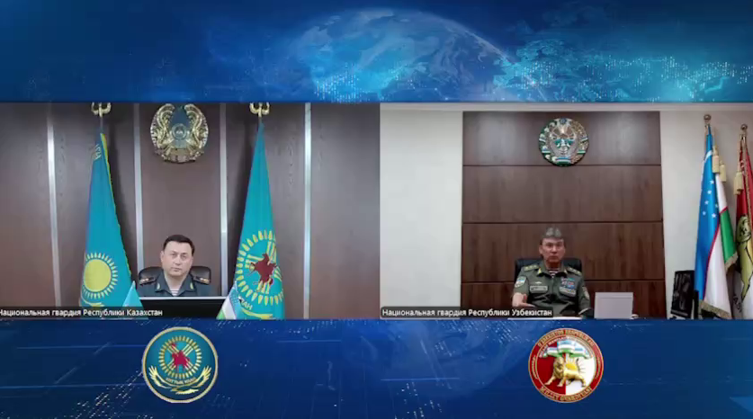 Bugun Oʻzbekiston Milliy gvardiyasi qoʻmondoni, general-polkovnik Baxodir Tashmatov va Qozogʻiston Respublikasi Ichki ishlar vaziri oʻrinbosari – Milliy gvardiya Bosh qoʻmondoni, general-leytenant Ansagan Baltabekov oʻrtasida onlayn uchrashuv boʻlib oʻtdi.