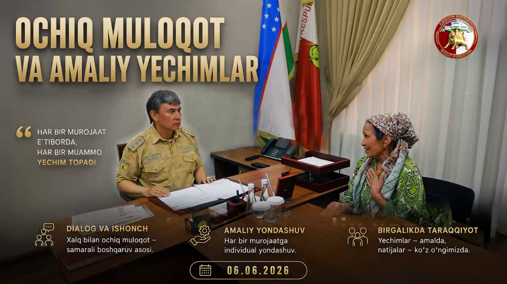 Sayyor qabul va fuqarolar bilan ochiq muloqot — muammolar yechimi sari muhim qadam!